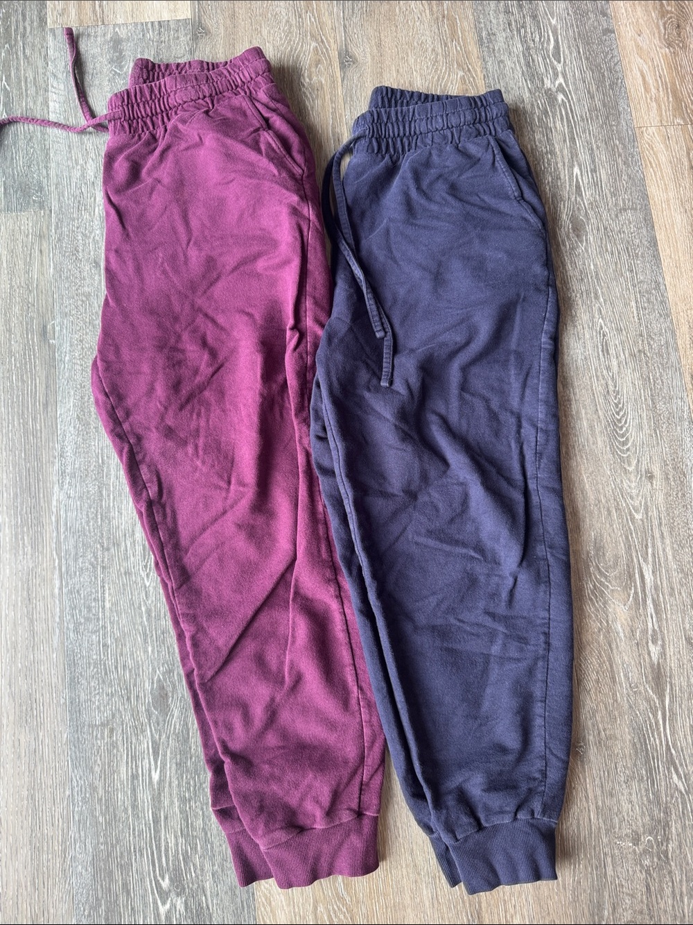 Zenana Womens Jogger Set - Burgundy & Navy